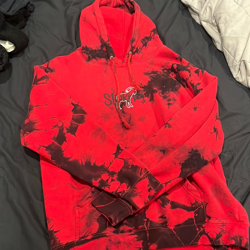 Red and black size L slipknot hoodie